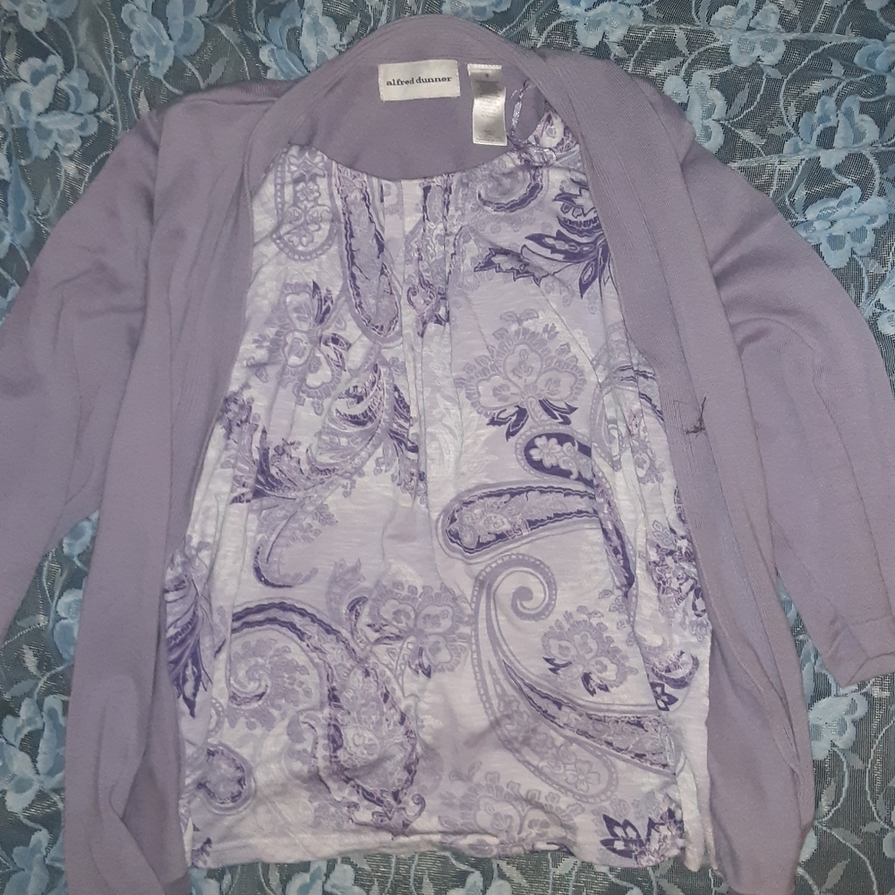 Biadere Pointelle Cardigan | Alfred Dunner